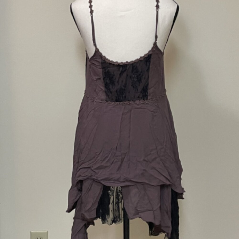 Free People Pieced Lace Slip in Mulberry Combo ASO Davina Claire - Picture 4 of 9